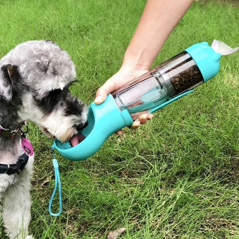 4-in-1 Portable Dog Travel Water Bottle & Feeder 🇿🇦 | LekkerGo™