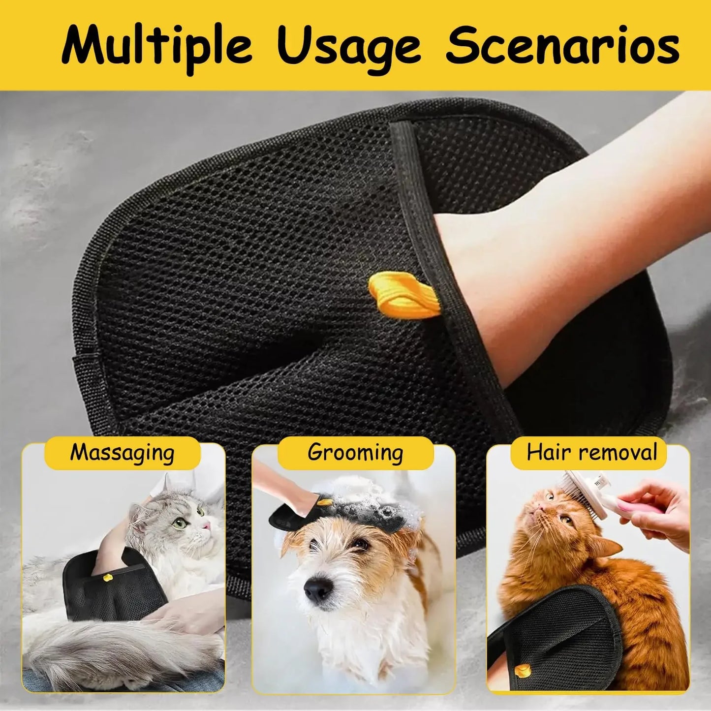 2-in-1 Pet Grooming & Deshedding Glove 🇿🇦 | LekkerGroom™